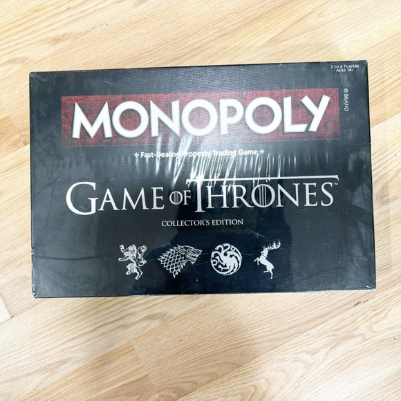 Hasbro Other - Game Of Thrones Monopoly Adult Board Game